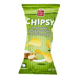 FEINE LEBENSCREME UND ZWIEBELCHIPS 90 G