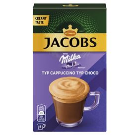 JACOBS LÖSLICHES KAFFEEGETRÄNK MIT KAKAO-SCHOKOLADENMILCH 126,4 G (8 X 15,8 G) 5 STÜCK