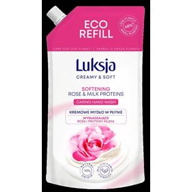LUKSJA CREME FLÜSSIGSEIFE ROSE UND MILCHPROTEINE 400 ML