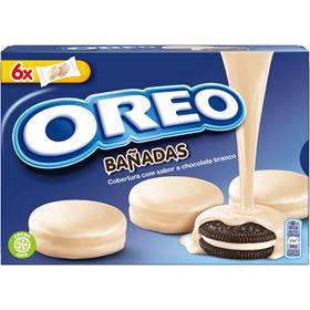 OREO-KEKSE MIT VANILLEFÜLLUNG, WEISSER Zuckerguss 246 G (12 STÜCK) 10 STÜCK