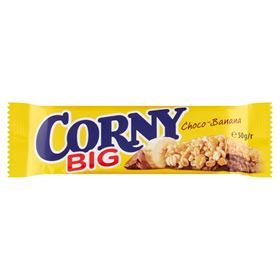 CORNY-Müsliriegel mit Milchschokolade und Bananen, 50 g, 24 Stück