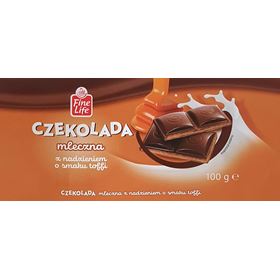 FEINE LIFE-MILCHSCHOKOLADE MIT TOFFEE-FÜLLUNG 100G