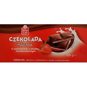 FEINE LIFE-MILCHSCHOKOLADE MIT ERDBEERFÜLLUNG 100 G