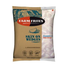 FARM FRITES KARTOFFELSTÜCKE MIT HAUT UND GEWÜRZEN 2,5 KG