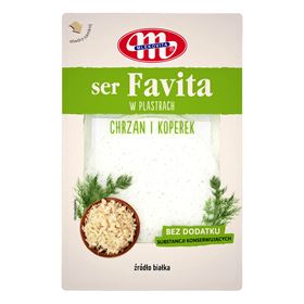 MLEKOVITA FAVITA SANDWICHKÄSE MIT MEERRETTICHEN UND FÜLLSCHEIBEN 150 G