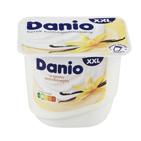 DANIO XXL HOMOGENISIERTER KÄSE VANILLEGESCHMACK 200 G