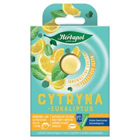 HERBAPOL ERFRISCHENDE SÜSSIGKEITEN MIT LEIN UND ZINK ZITRONE EUKALYPTUS 20 G (8 STÜCK)