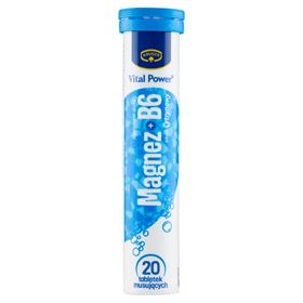 KRUGER VITAL POWER NAHRUNGSERGÄNZUNGSMITTEL MAGNESIUM + B6 ZITRONENGESCHMACK 80 G (20 STÜCK)
