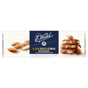 E.WEDEL LUXUS-MILCHSCHOKOLADE MIT GANZEN MANDELN 220 G