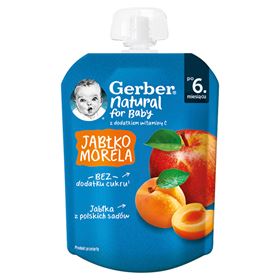 GERBER DESSERT BANANE APFEL 80 G 16 STÜCK