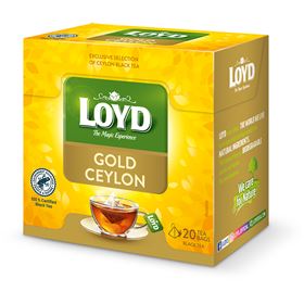 LOYD GOLD CEYLON SCHWARZTEE 40 G (20 X 2 G) 10 STÜCK