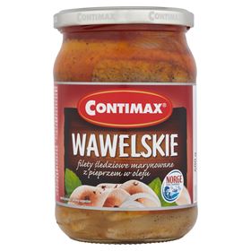 CONTIMAX WAWEL'S MIETENFILETS, MARINIERT MIT PFEFFER IN ÖL 600 G