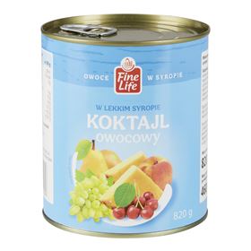 FINE LIFE FRUCHTCOCKTAIL 820G