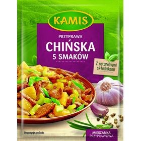 KAMIS CHINESISCHES GEWÜRZ 5 GESCHMACKSRICHTUNGEN 20 G 20 STÜCK