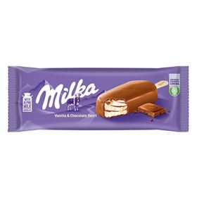 MILKA VANILLE EIS MIT MILCHSCHOKOLADENÜBERGANG STÜCK 90 ML 20 STÜCK