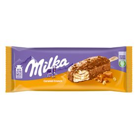 MILKA VANILLE EIS MIT KARAMELLSAUCE 90 ML 20 STÜCK
