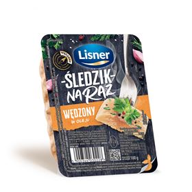 LISNER HERING IN ÖL GERÄUCHERT 100 G