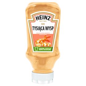 HEINZ THOUSAND ISLAND SAUCE - KALTE SAUCE MIT TOMATENPUSH 220 ML 8 STK