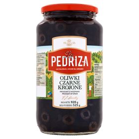 LA PEDRIZA SCHWARZE OLIVENSCHEIBEN 920 G 6 STÜCK