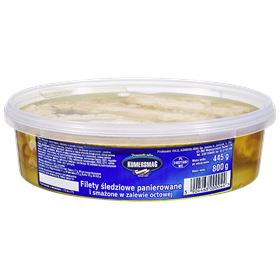 KOMERS MAG PANIERTE UND GEBRATENE HERINGSFILETS 800 G