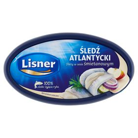 LISNER HERINGSFILET IN CREMESAUCE 280 G