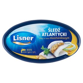 LISNER HERINGSFILET IN SENFSAUCE 280 G