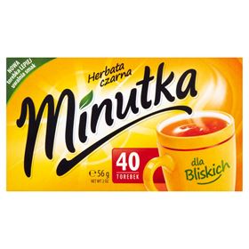 MINUTE SCHWARZTEE 56 G (40 BEUTEL)