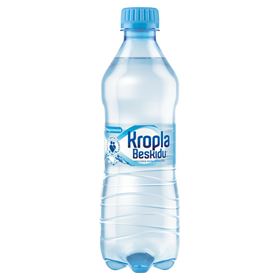 EIN TROPFEN NATÜRLICHES MINERALISCHES WASSER VON BESKID 500 ML 12 STÜCK