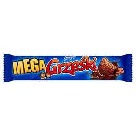 GRZEŚSKI MEGA WAFFEL ETIKETTIERT MIT KAKAO-CREME IN SCHOKOLADE 48 G 32 STÜCK