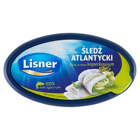 LISNER HERINGSFILET IN DILLSAUCE 280 G