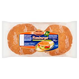 SKROBA HAMBURGER WEIZENBROT 240 G (4 STÜCK)