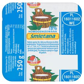 KOŁO GOMI HOMOGENISIERTE CREME 18 % 250 ML