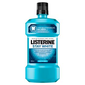 LISTERINE STAY WHITE MOUTHWIN 500ML