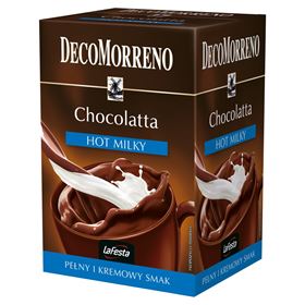 DECOMORRENO LA FESTA CHOCOLATTA HEISSES MILCHIGER INSTANTDRINK 250 G (10 BEUTEL)