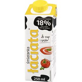 ŁACIATA UHT-CREME 18 % 250 ML 18 STK