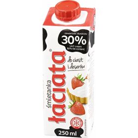 ŁACIATA UHT-CREME 30 % 250 ML 18 STK