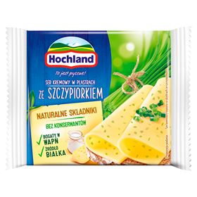 HOCHLAND FRISCHKÄSESCHEIBEN MIT SCHNITTLAUCH 130 G