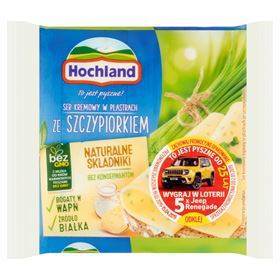 HOCHLAND SCHEIBENFrischkäse mit Schnittlauch 130 G 10 STÜCK