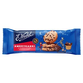 E.WEDEL AMEREKANKI KLASSISCHE KROKOKEKSE MIT SCHOKOLADENSTÜCKEN 125 G 24 STÜCK