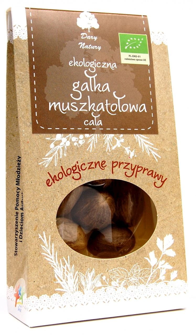 Ganze Muskatnuss BIO 30 g - GESCHENKE DER NATUR