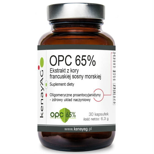 Rindenextrakt aus französischer Seekiefer opc 65 % 100 mg 30 KENAY-Kapseln