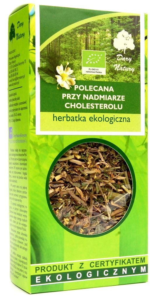 Der Tee wird bei überschüssigem Cholesterin empfohlen BIO 50 g - GESCHENKE DER NATUR