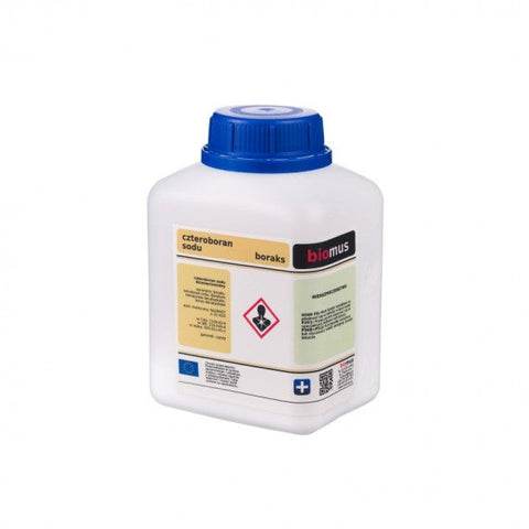 Natriumtetraborat Decahydrat Borax 500 g BIOMUS