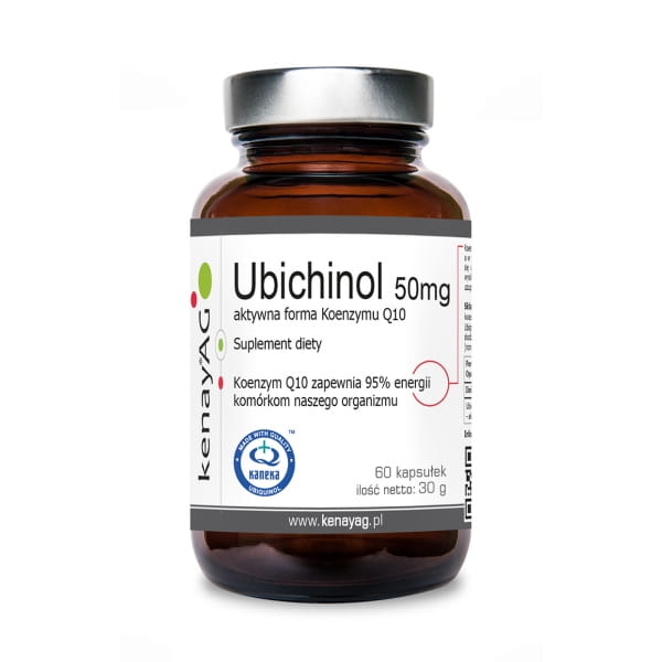 Ubiquinol Coenzym Q10 50mg 60 Kapseln KENAY
