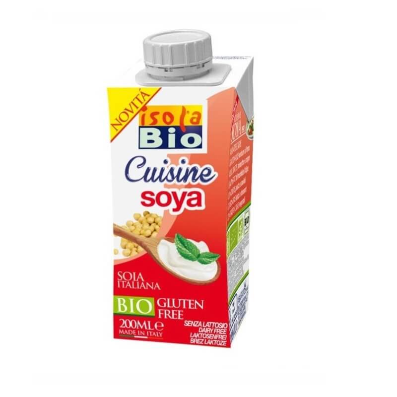 Glutenfreie Soja-Kochsahne BIO 200 ml ISOLA bio