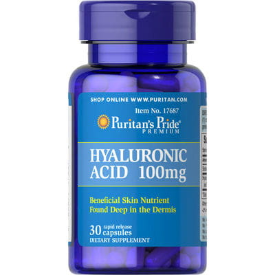 Hyaluronsäure 100mg Hyaluronsäure 30 Kapseln PURITAN'S PRIDE