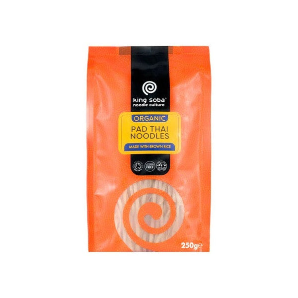 Pasta (Reis, Vollkornnudeln) pad thai glutenfrei BIO 250 g - KING SOBA - Biolaboratorium