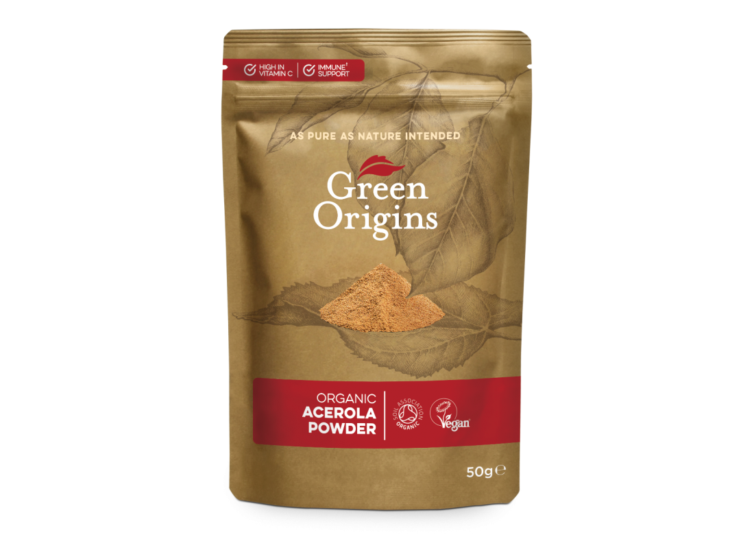Bio-Acerola-Pulver 50 g GRÜNER URSPRUNG - Biolaboratorium